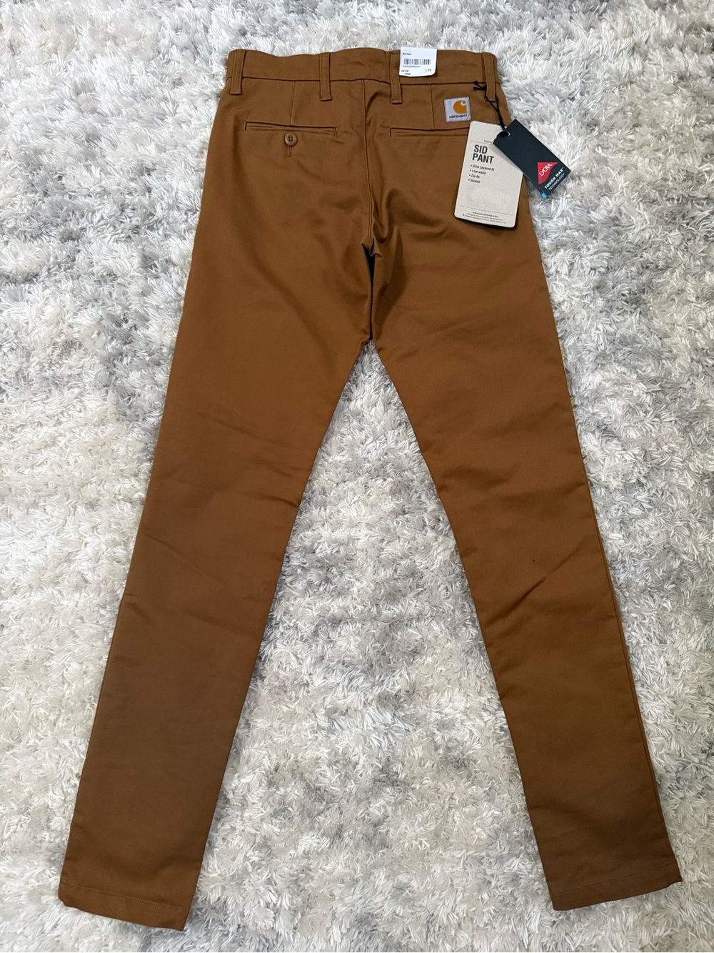 NWT Carhartt Wip : Sid Pants Hamilton Brown Size 26x32 - Picture 5 of 10